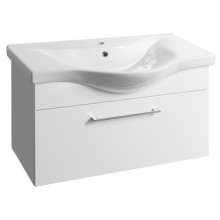 Aqualine AKIRA szafka umywalkowa 74.5x42x34cm biały AK280