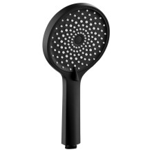 Sapho Słuchawka prysznicowa z masażem 4 funkcje średnica 123mm czarny mat 1204-10B
