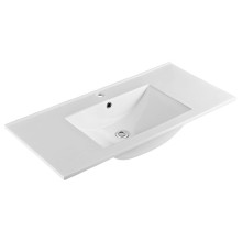Sapho SLIM umywalka ceramiczna meblowa 100x46cm biały 1601-100