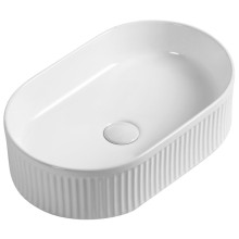 Sapho PICOBELLO umywalka ceramiczna nablatowa 49x31 cm biały AR486