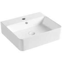 Bruckner NEASA umywalka ceramiczna nablatowa 52x42cm biały 201.116.4