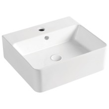 Bruckner NEASA umywalka ceramiczna nablatowa 46x42cm biały 201.117.4