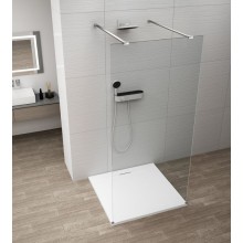 Polysan ESCA CHROME jednoczęściowa kabina przysznicowa Walk-In szkło czyste 1500 mm ES1015-05