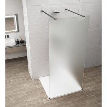 Polysan ESCA BLACK MATT jednoczęściowa kabina przysznicowa Walk-In szkło matowe 1200 mm ES1112-06