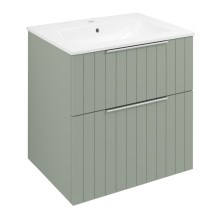 Sapho CIRASA szafka pod umywalkę 592x64x46cm verde strip CR601-4444S