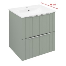 Sapho CIRASA szafka pod umywalkę 48x54x39cm verde strip CR492-4444S