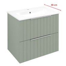 Sapho CIRASA szafka pod umywalkę 58x54x39cm verde strip CR592-4444S