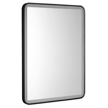 Aqualine SWIDA lustro z oświetleniem LED 60x80cm czujnik dotykowy ściemnialne czarny mat SW060