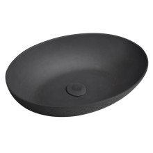 Sapho FORMIGO umywalka betonowa nablatowa 60x40cm antracyt FG216
