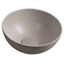 Sapho MINOR umywalka betonowa nablatowa średnica 26cm piaskowy MR26014