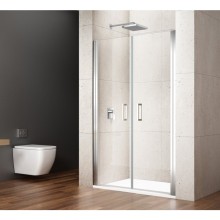 Gelco LORO drzwi prysznicowe dwuskrzydłowe 1200mm szkło czyste GN4312