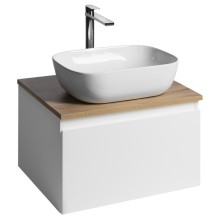 Aqualine ALTAIR szafka z płytą 58 cm biały/dąb emporio AI263-02