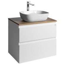 Aqualine ALTAIR szafka z płytą 68 cm biały/dąb emporio AI270-02