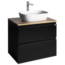 Aqualine ALTAIR szafka z płytą 68 cm dąb czarny mat/emporio AI670-01