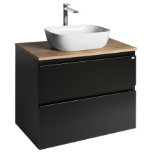 Aqualine ALTAIR szafka z płytą 78.5 cm dąb czarny mat/emporio AI680-01