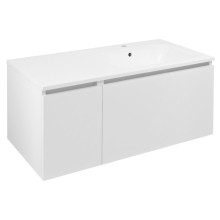 Sapho Lorea szafka z umywalką 101x46x515cm prawa biały mat LE070-3131-R-01