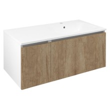 Sapho Lorea szafka z umywalką 101x46x515cmprawa dąb Alabama/biały mat LE070-2231-R-02