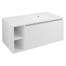 Sapho Lorea szafka z umywalką 101x46x515cm prawa biały mat LE080-3131-R-01