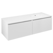 Sapho Lorea szafka z umywalką 141x46x515cm prawa biały mat LE070-3131-R-04