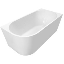 Aqualine Tibera R wanna przyścienna narożna 150x75cm biały E1037