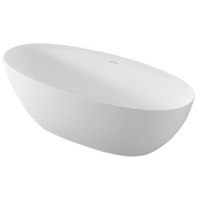 Polysan Noya wanna wolnostojąca 170x76x56cm solid surface biały mat 92330