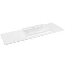 Sapho Brahea umywalka 1316x515cm Rockstone prawy biały mat BT132R