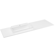 Sapho Brahea umywalka 1466x515cm Rockstone lewy biały mat BT147L