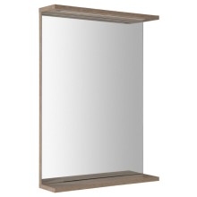 Aqualine Korin Strip lustro z oświetleniem Led 50x70x12cm dąb platin KO995S