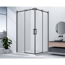 Gelco Dragon Black kabina prysznicowa 800x800mm wejście z rogu GD4280B-01