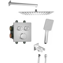Sapho Smart Select prawa termostatyczny 2 wyjścia przyłącze kątowe chrom RP042-01