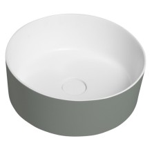 Sapho Thin umywalka nablatowa ?38 cm verde/biały mat WN548-44