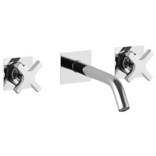 Sapho Trax trzyelementowa bateria umywalkowa podtynkowa chrom 652