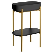 Sapho Puno konsola z umywalką 550x860x360mm złoty mat SKA570-5-01