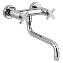 Sapho Trax bateria ścienna chrom 606