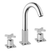 Sapho Trax trzyelementowa bateria umywalkowa bez odpływu chrom 602/S