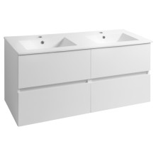 Aqualine Paneda szafka umywalkowa 119x55x452cm biały PN212
