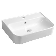 Isvea SISTEMA U umywalka ceramiczna 55x38cm biała 10PL53055