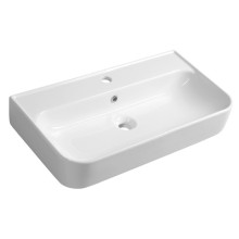 Isvea SISTEMA U umywalka ceramiczna 70x38cm biała 10PL53070