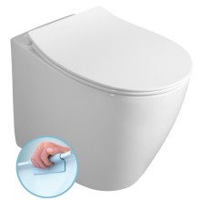 Isvea SENTIMENTI miska WC 36x52 cm Rimless dolny/tylny odpływ biały 10SM10004SV