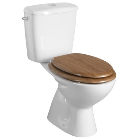 Aqualine MIGUEL kompakt WC mechanizm spłukujący odpływ pionowy biały LC2258