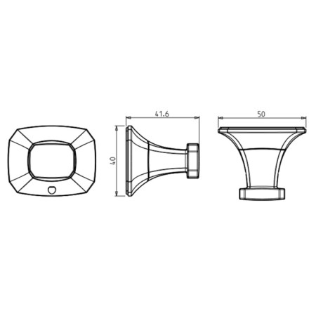 Metaform AIDA wieszak para chrom AI001