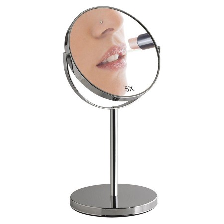 Gedy Anna lusterko kosmetyczne stojące średnica 163mm dwustronne chrom 211213