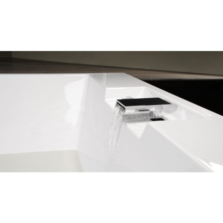 Sapho Wylewka na brzeg wanny szerokość 130mm chrom BD31451