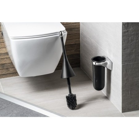 Marplast COLORED szczotka WC wisząca ABS czarny mat A65801NE
