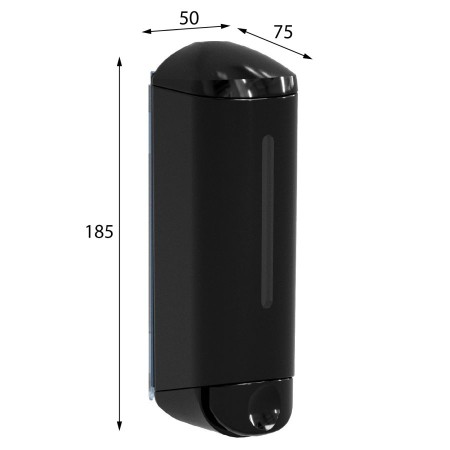 MARPLAST Shower Medium dozownik mydła płynnego 250ml czarny A94703