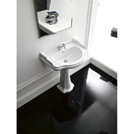 Kerasan RETRO umywalka ceramiczna 56x46.5cm biały 104501