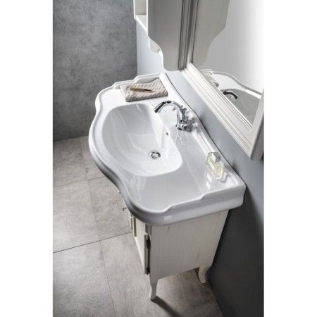 Kerasan RETRO umywalka ceramiczna 100x54.5cm biały 105001