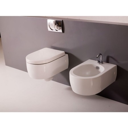 Kerasan FLO bidet wiszący 36.5x50cm biały 312501