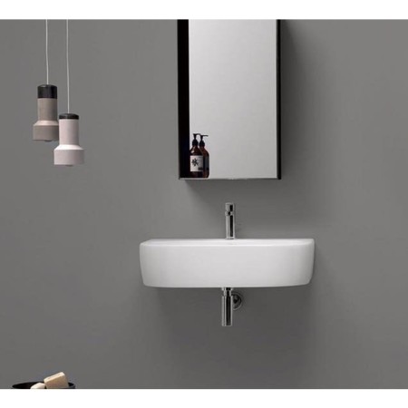 Kerasan FLO umywalka ceramiczna 60x42cm biały 314201