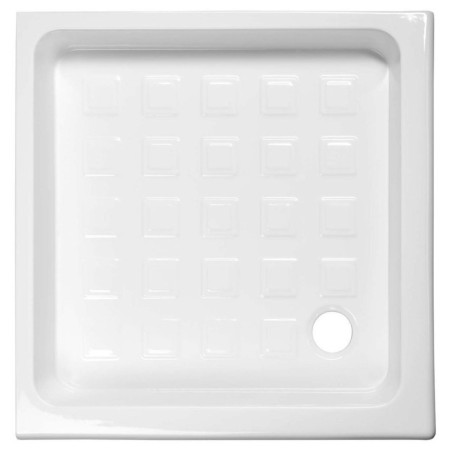 Kerasan RETRO brodzik prysznicowy ceramiczny kwadrat 90x90x20cm biały 133801